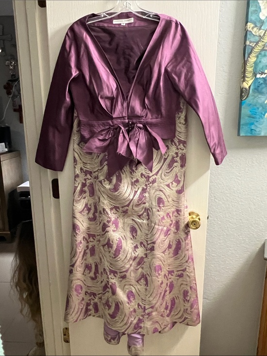 Carolina Herrera Dresses & Skirts - Carolina Herrera Purple and Gold Two-Piece Skirt Set